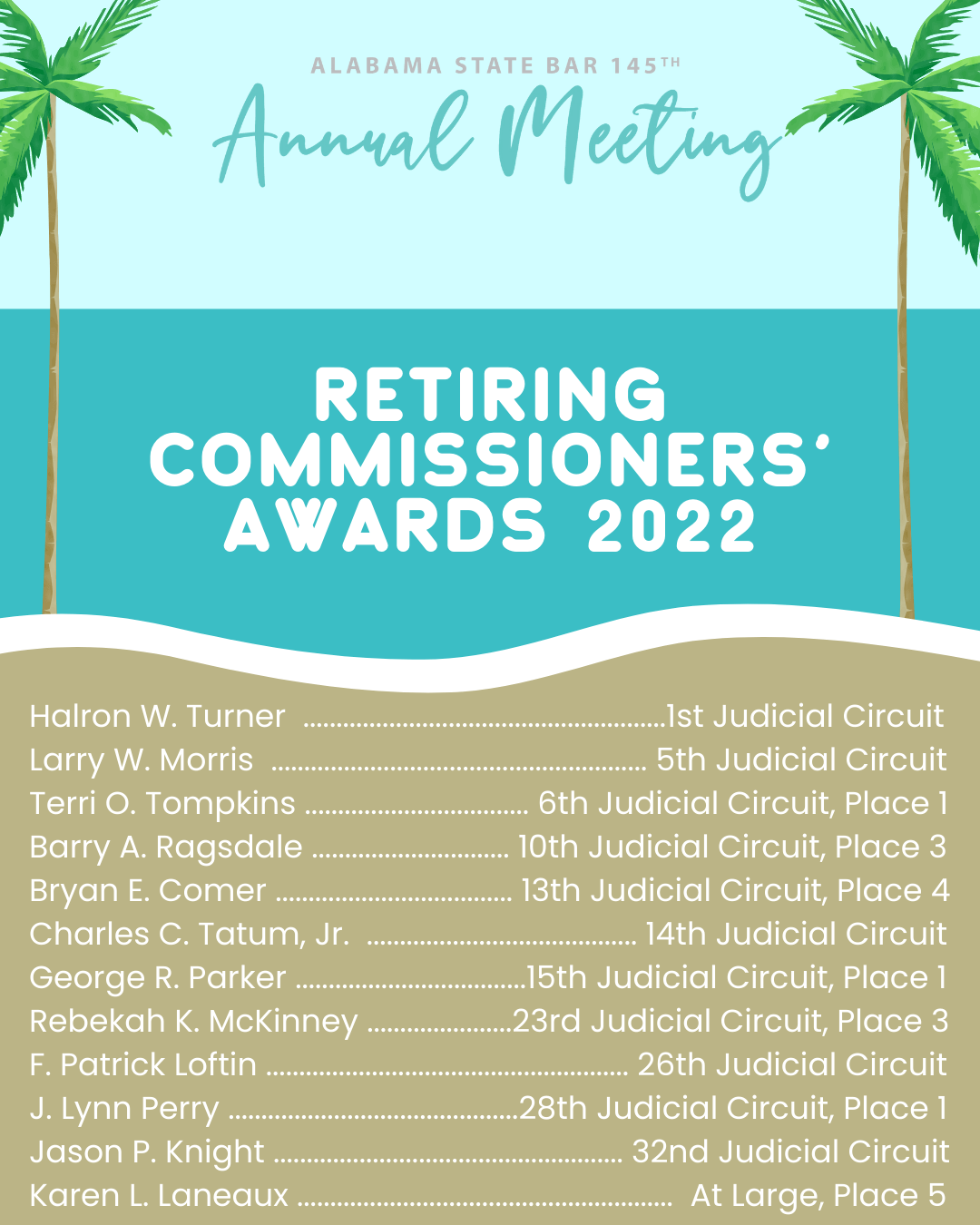 Read more about the article Alabama State Bar Honors Retiring Commissioners