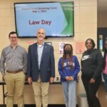 Kyle Shirley and Eric Anderson speaking to Ms. Emerson’s class – Business and Legal Concepts at the Autauga County Technology Center in Prattville